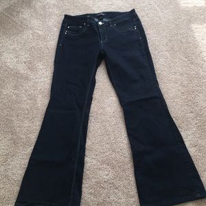 White House Black Market 8 short flare leg Jeans